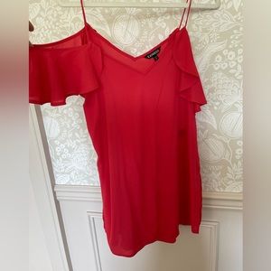 Off shoulder Ruffle Sleeves - Pink - Size M